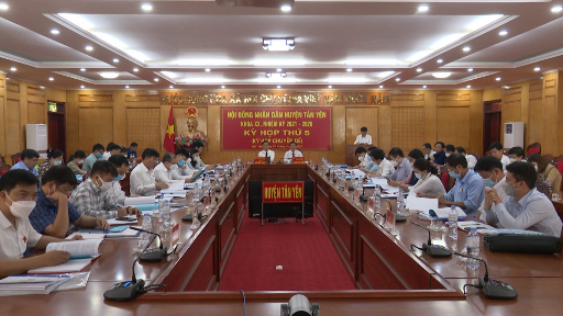 HĐND Tân Yên khóa XX tổ chức kỳ họp thứ 5 - chuyên đề.