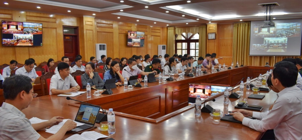 BTV Tỉnh ủy Bắc Giang tổ chức hội nghị thông tin thời sự