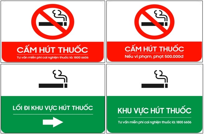 Bộ Y tế quy định thực hiện điểm cấm hút thuốc lá