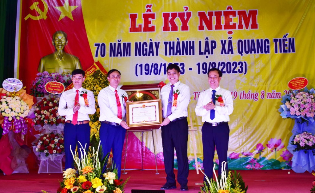 Quang Tiến kỷ niệm 70 năm ngày thành lập xã
