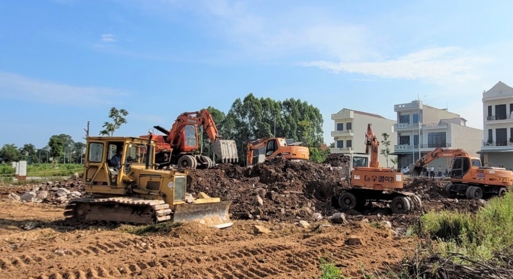 Tân Yên cưỡng chế thu hồi đất thực hiện Dự án Khu đô thị mới OM7