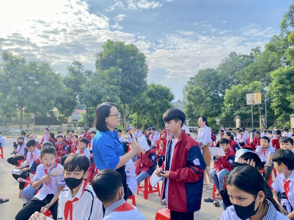 An Dương tuyên truyền phòng chống thuốc lá điện tử cho học sinh