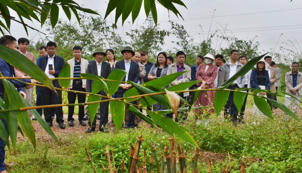 Đoàn công tác huyện Yên Thủy thăm quan trao đổi kinh nghiệm một số mô hình phát triển kinh tế -...