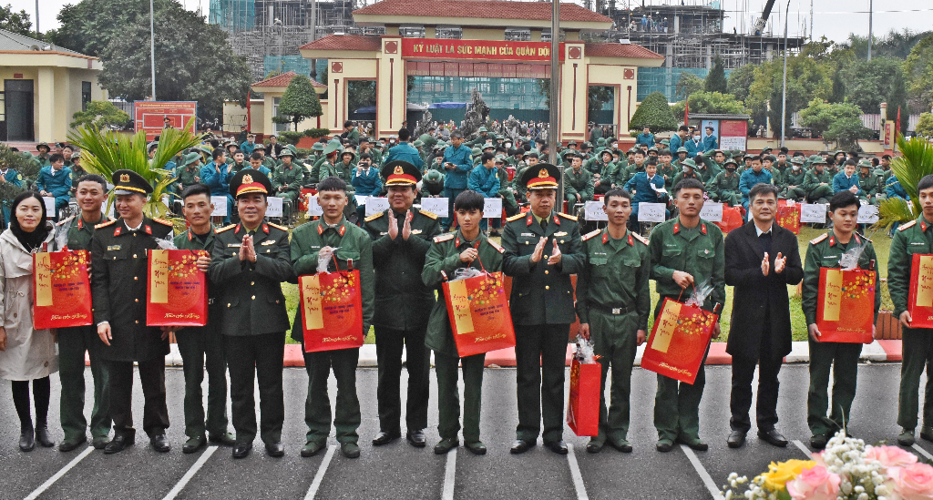 Tân Yên đón quân nhân hoàn thành nghĩa vụ quân sự  trở về địa phương