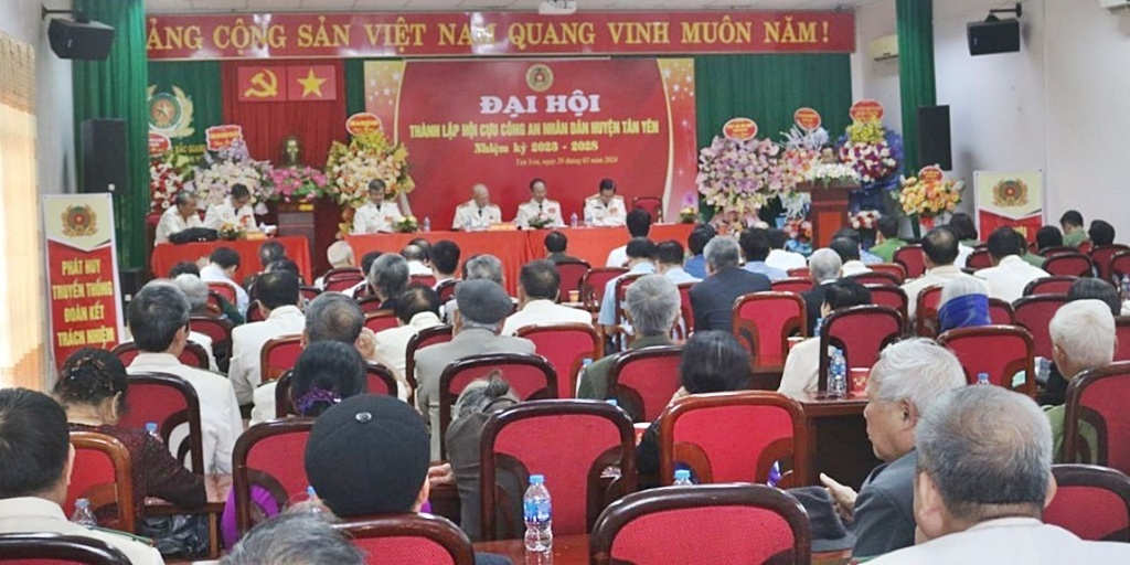 Tân Yên: Tổ chức Đại hội thành lập Hội Cựu Công an nhân dân huyện, nhiệm kỳ 2023 - 2028