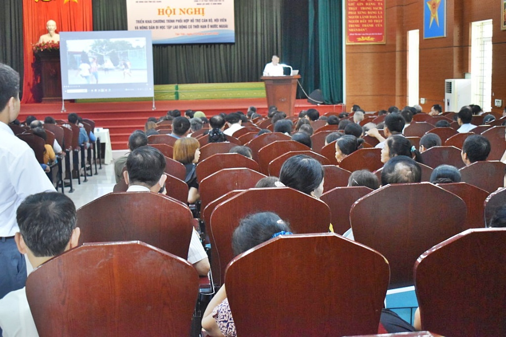 Hội nghị tập huấn tư vấn xuất khẩu lao động cho cán bộ hội viên nông dân
