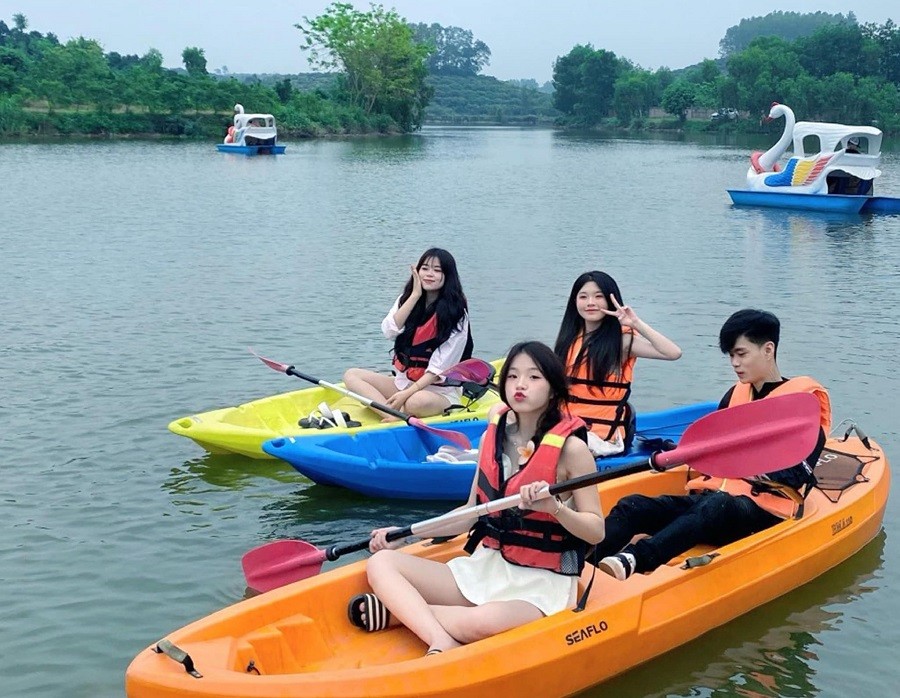 Điểm Du lịch sinh thái hồ Bầu Tiên đón khoảng 20 nghìn lượt khách