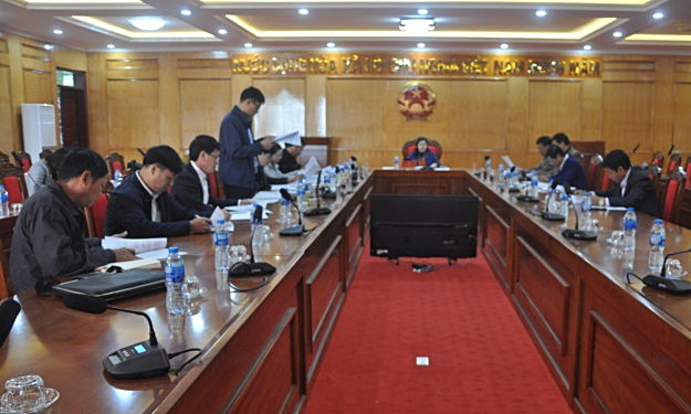 HĐND huyện họp phiên Thường trực tháng 12 năm 2019.