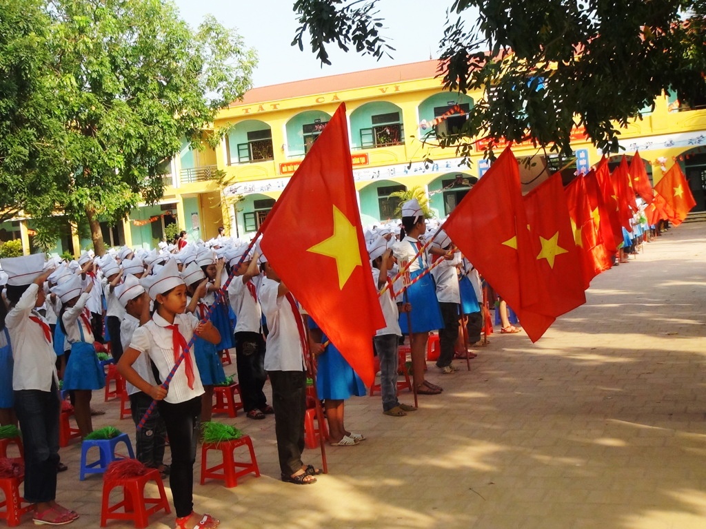 Trường tiểu học thị trấn Cao Thượng đẩy mạnh phong trào học tập và làm theo Bác