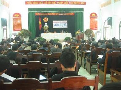 HĐND huyện Tân Yên khoá XVIII khai mạc kỳ họp lần thứ 3 nhiệm kỳ 2011-2016