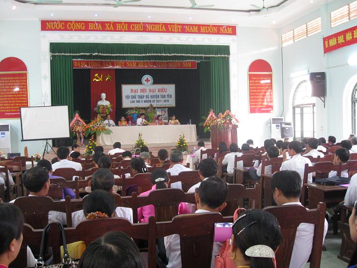 Đại hội  đại biểu Hội chữ thập đỏ huyện Tân Yên lần thứ V Nhiệm kỳ 2011 – 2016