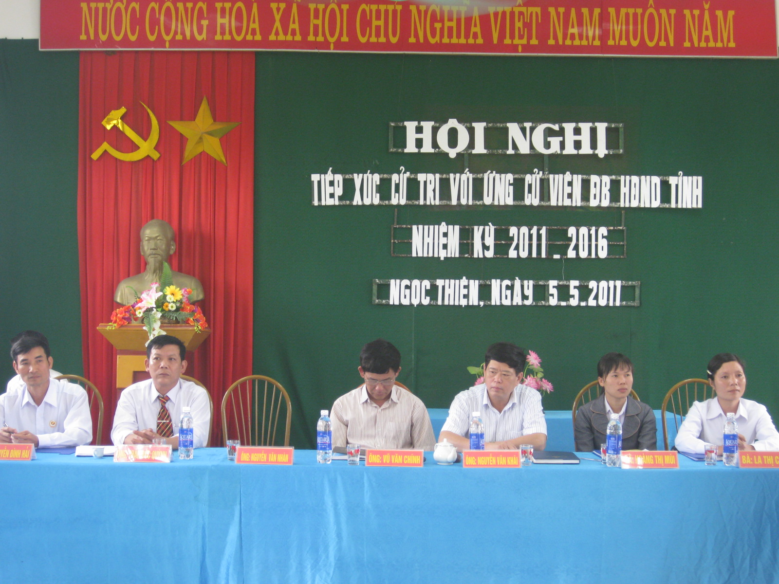 Tân Yên tiếp xúc cử tri với người ứng cử đại biểu HĐND tỉnh