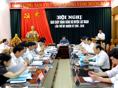 Hội nghị Ban Chấp hành Huyện ủy lần thứ VII nhiệm kỳ 2010-2015