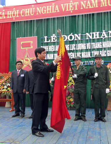 Xã Nam Dương đón nhận danh hiệu Anh hùng lực lượng vũ trang nhân dân
