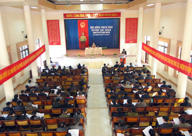 Kỳ họp thứ 20 HĐND huyện Lục Ngạn