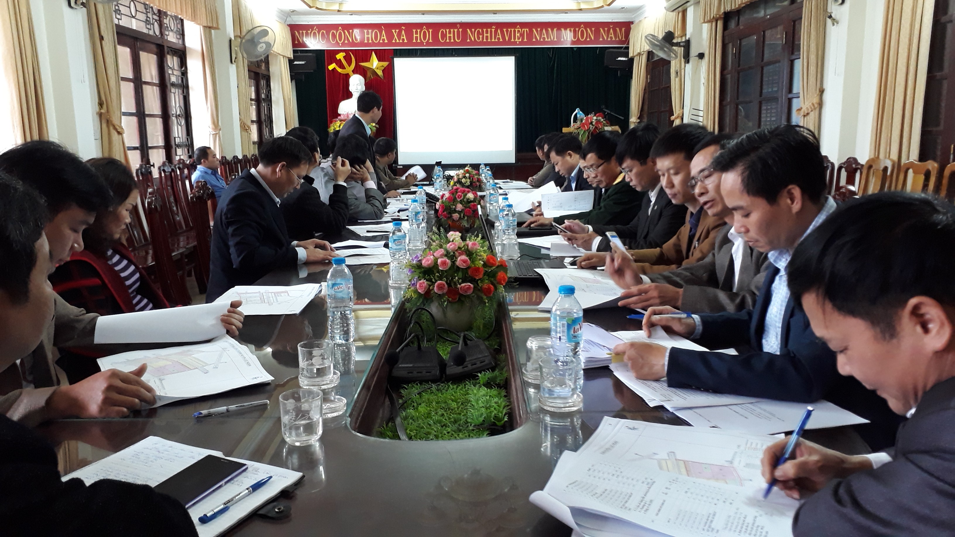 Hội nghị báo cáo quy hoạch xây dựng khu liên cơ quan huyện Lục Ngạn