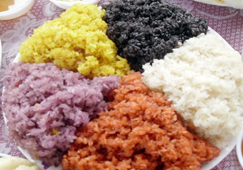Five  color rice